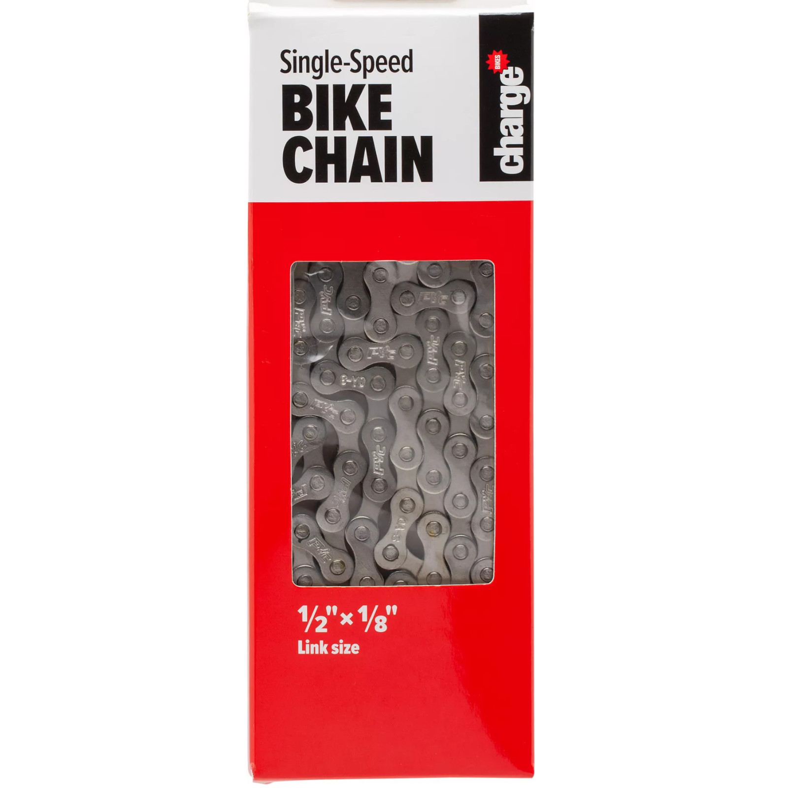 Charge Chrome Bike Chain 1/2 x 1/8 High Strength BMX/Single Speed 112 Links