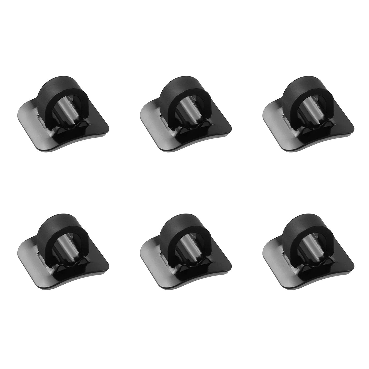 6 Sets Aluminum Alloy Wire Seat (with Plastic Buckle) Clips Clamps Housing Ho…