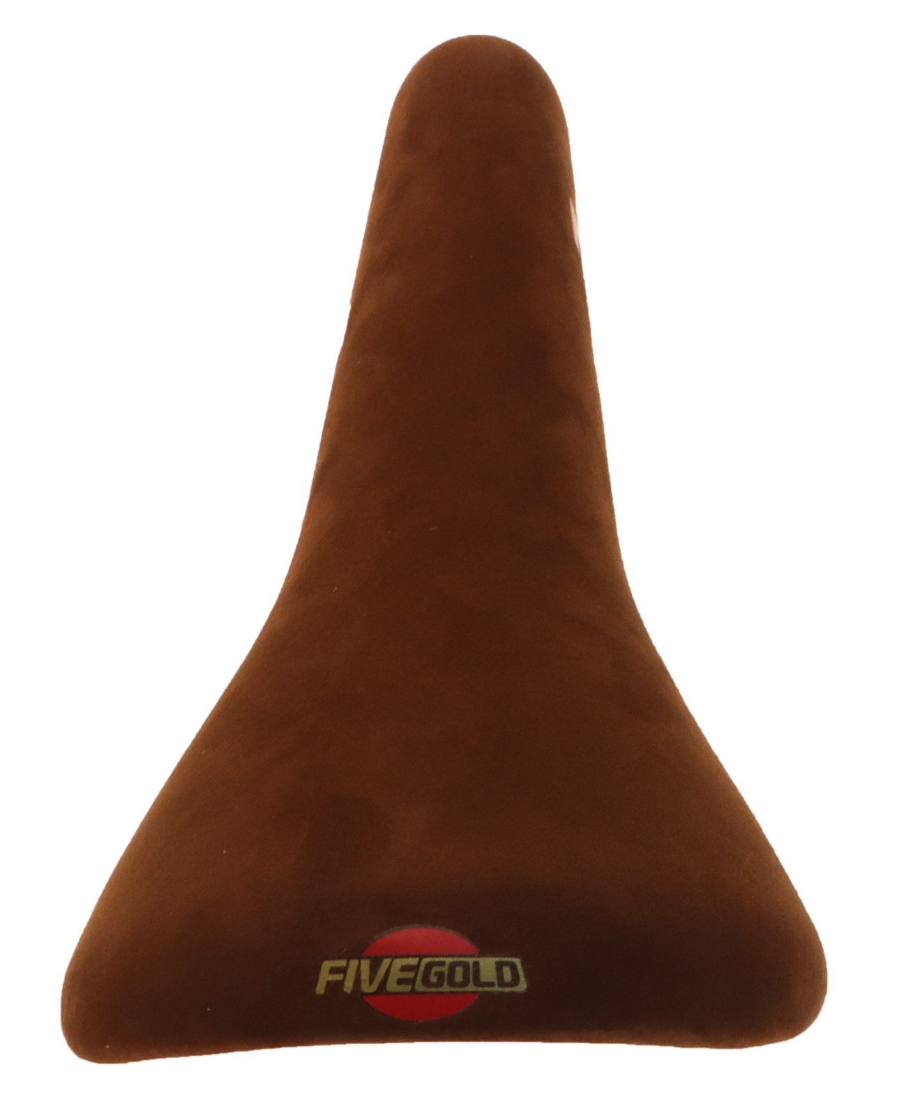 Kashimax Five Gold 7P Saddle NJS 30mm Rails Brown Suede Leather NEW NOS