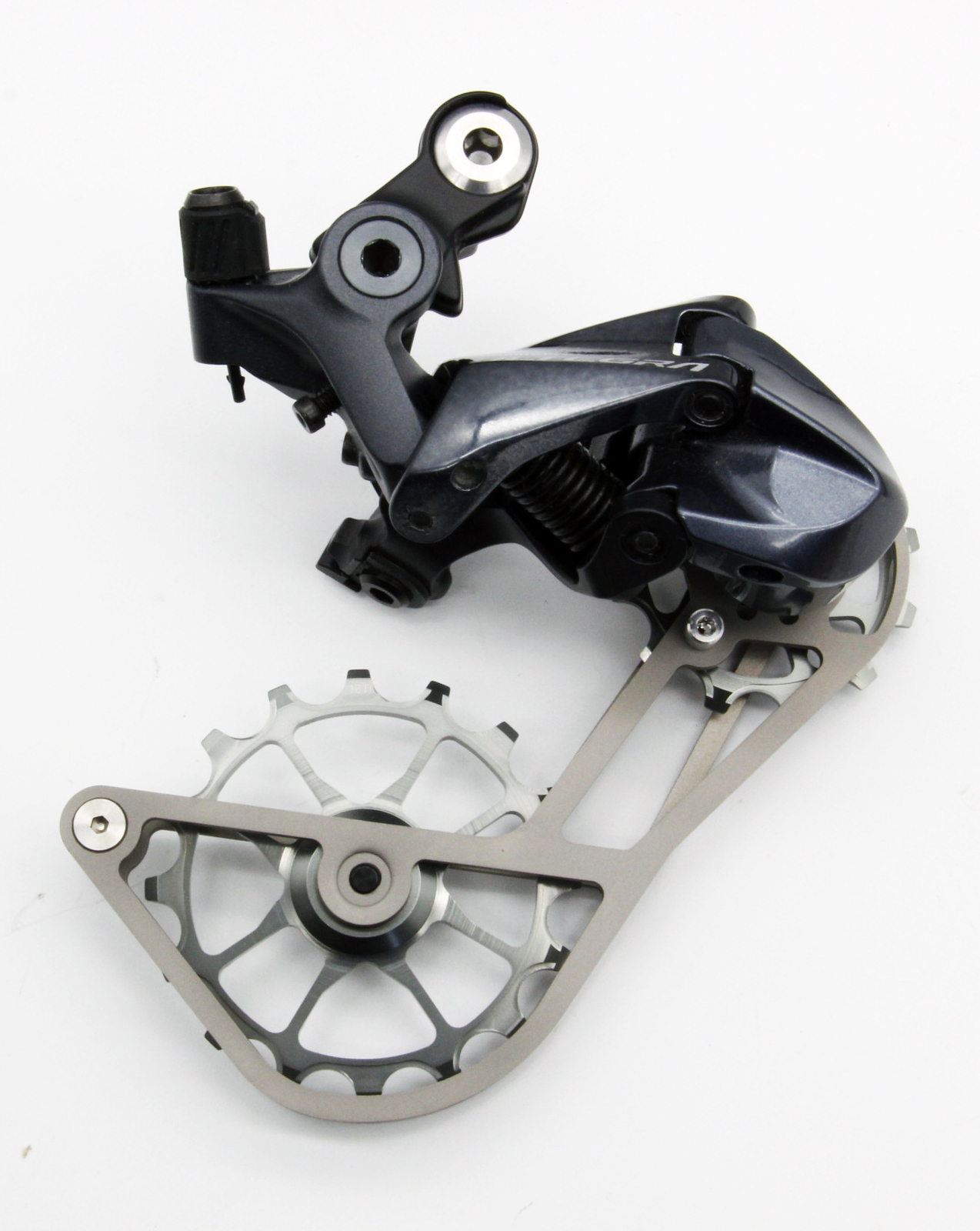 Swishti Narrow-Wide Bike Oversized Fully-CNC Derailleur Pulley 14T Gray