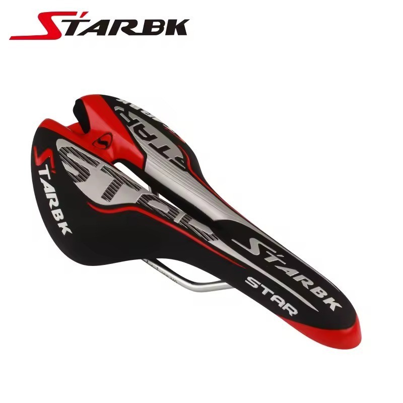 Bicycle Saddle Skidproof Bike Seat Cushion Bicycle Parts Road Mountain bike, Red