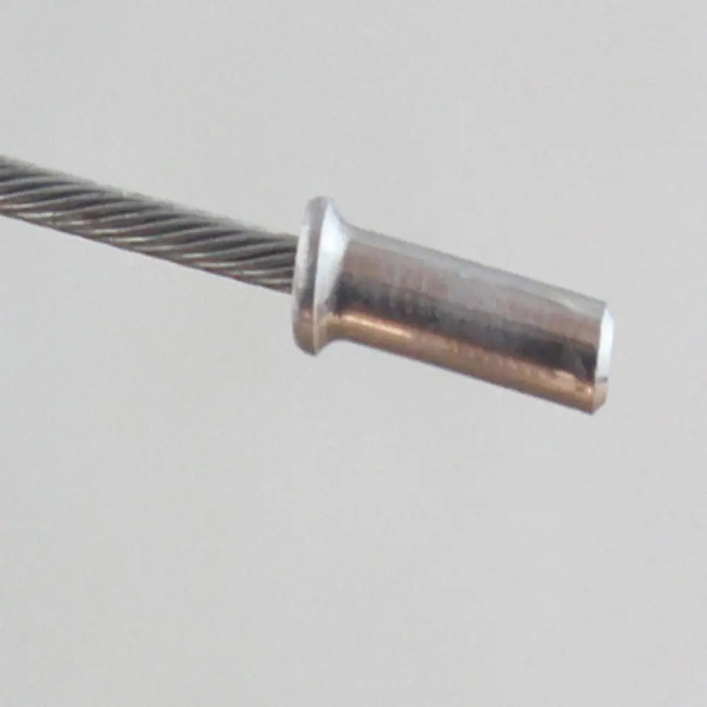 Bike Cable End Caps 50/100PCS Aluminum Alloy Brake Shift Wire Tip Crimp Caps