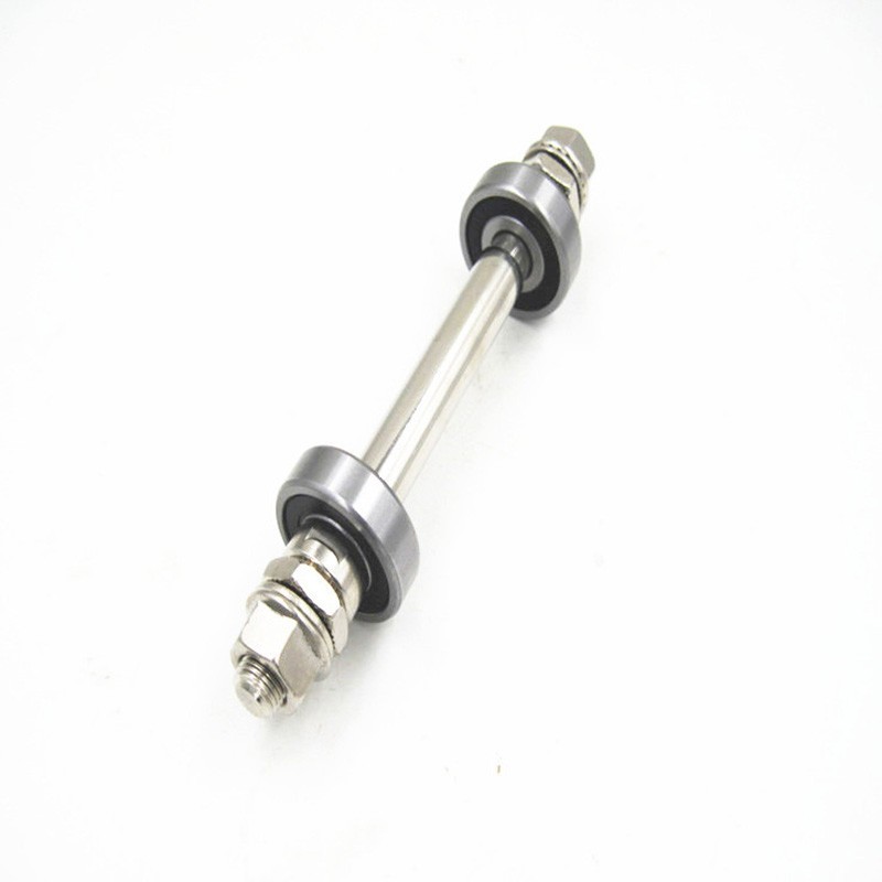 Bearing Bicycle Wheel Hub Axle Front Rear Solid Shaft Lever Bike Repai Part Tool