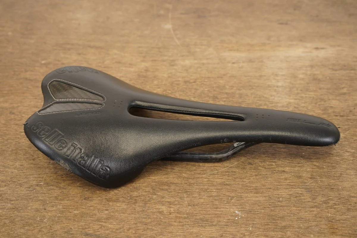 130mm Selle Italia SLR Carbon Rail Road Saddle 130g