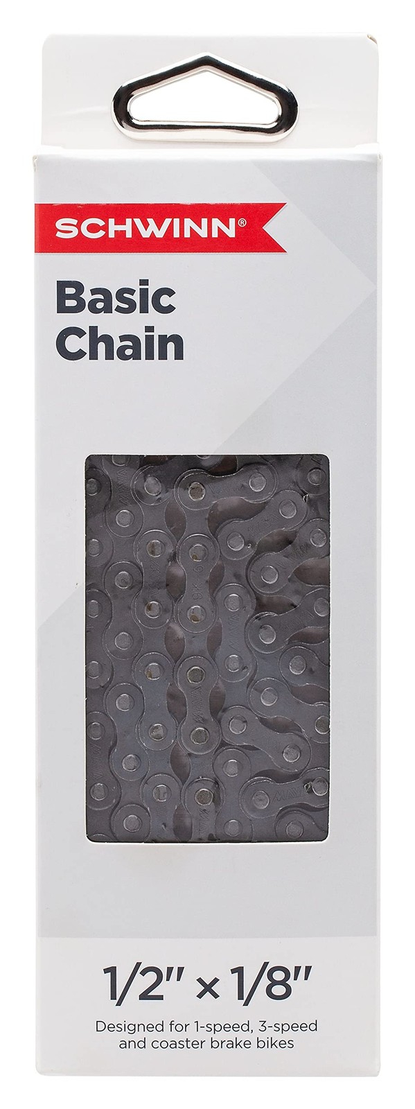 Schwinn Bike Chain, 1/2″ X 1/8″ Basic Chain Replacement, 1/2 inch x 1/8