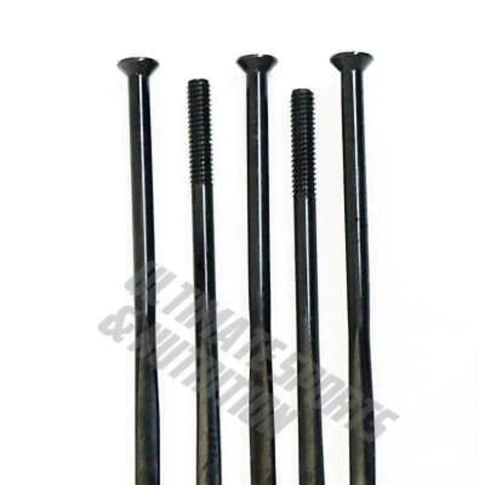 5pk DT Aerolite Flat Blade Straight Pull Spokes 295mm Black for 29″ Bike Wheels