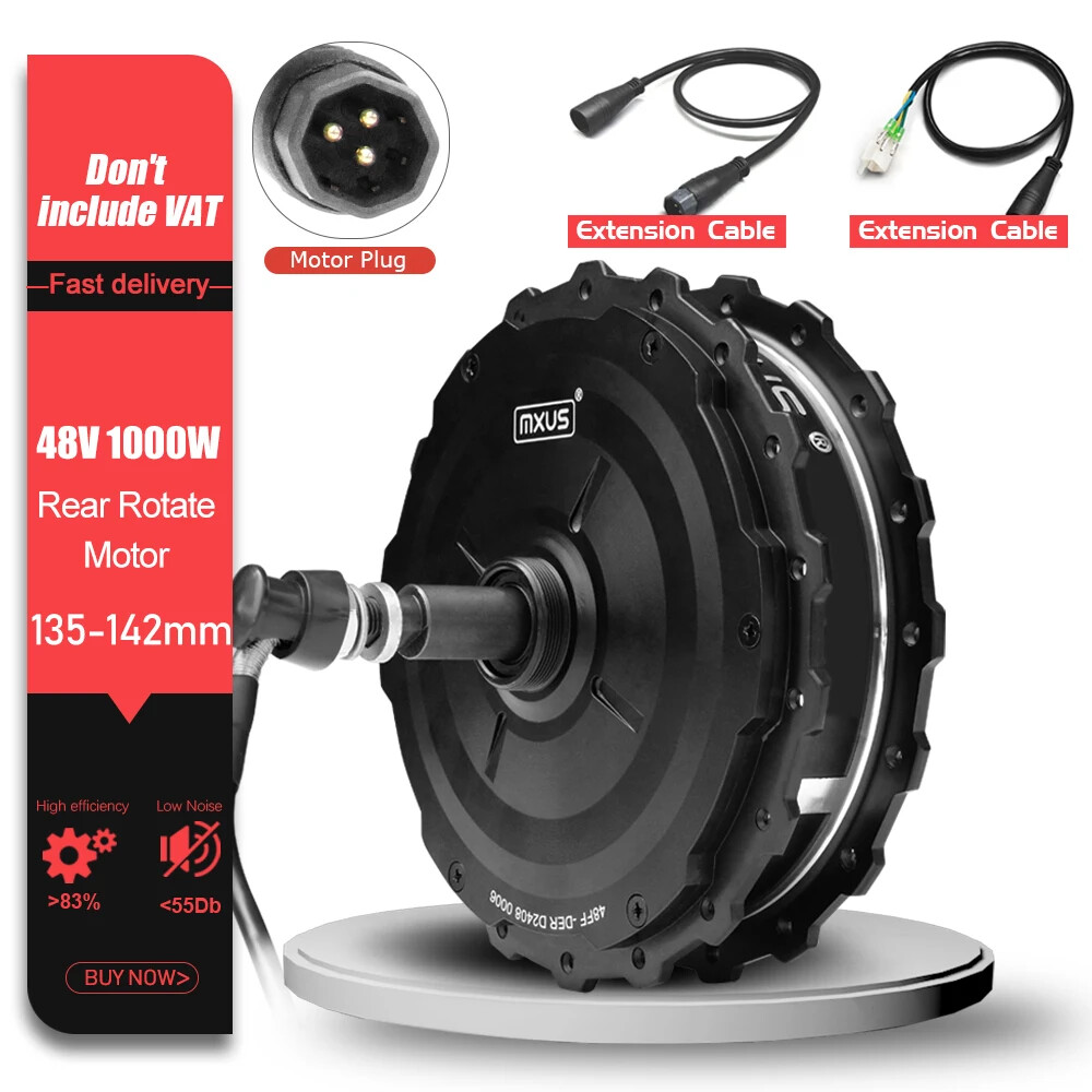 Mountain Electric Bike 48V 1000W High Speed Rear Brushless Gear Hub Motor Wheel