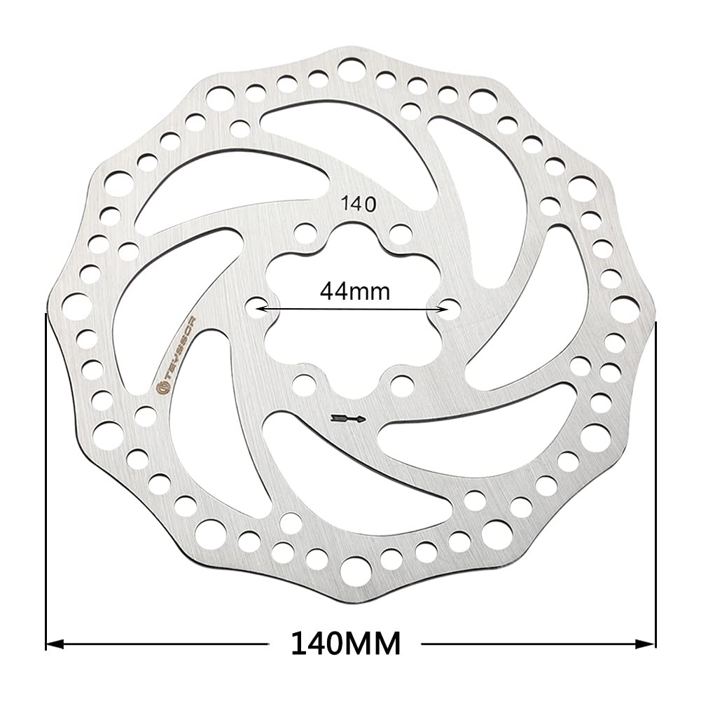 140mm 160mm 180mm 203mm Bike Disc Brake Rotor with 6 Bolts Fit for Road Bike …