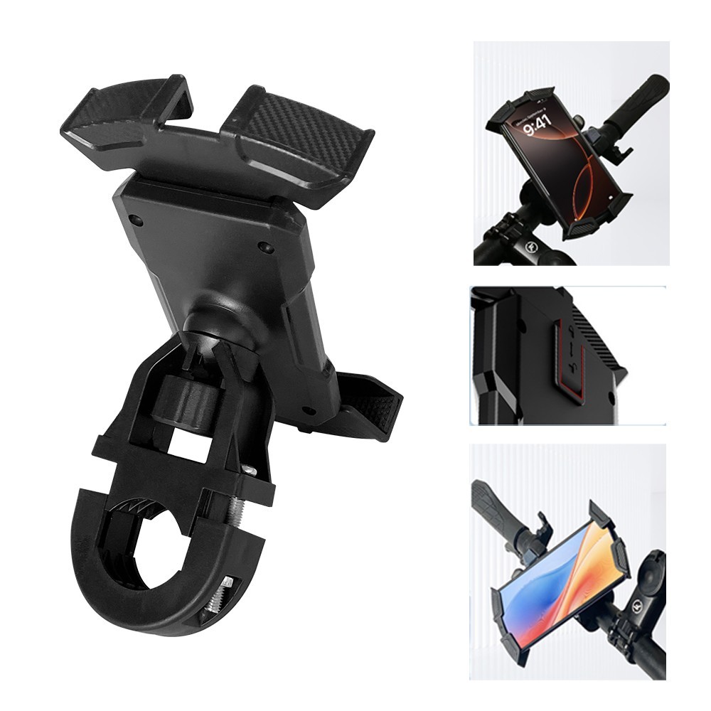 360° Motorcycle Bike Bicycle Phone Holder Handlebar Mount GPS MTB Silicone