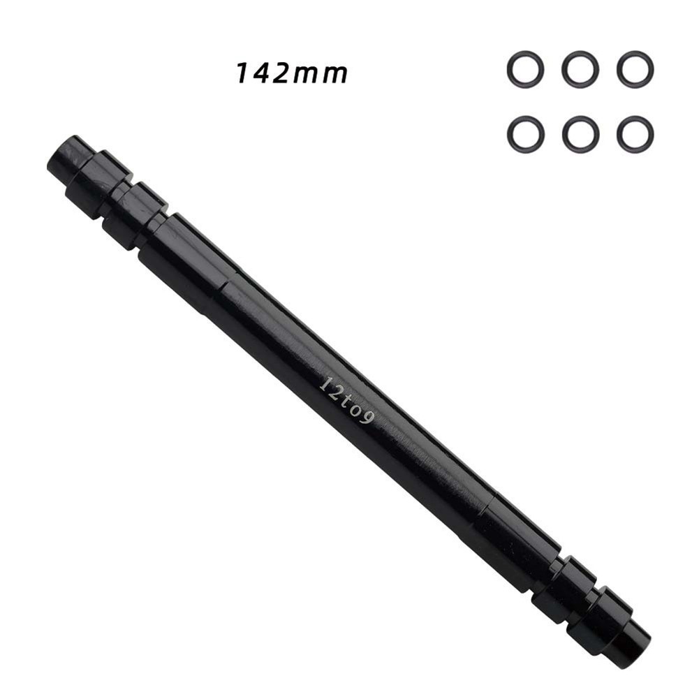 Bicycle Thru Axle Adapter 1215mm to 9mm QR for MTB Road Bike Front Rear