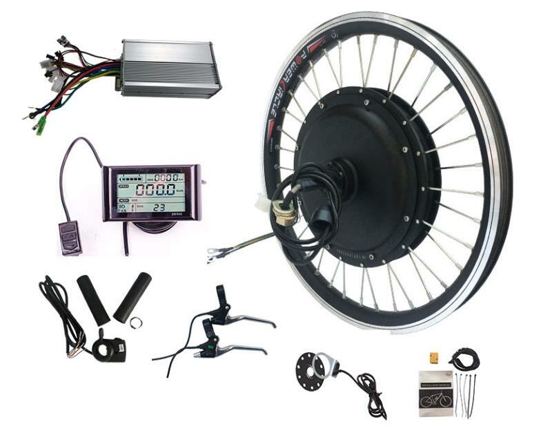 E-bike 48V 1000W 27.5″ Bike Rear Wheel Conversion Kit, Hub motor with sw900 LCD