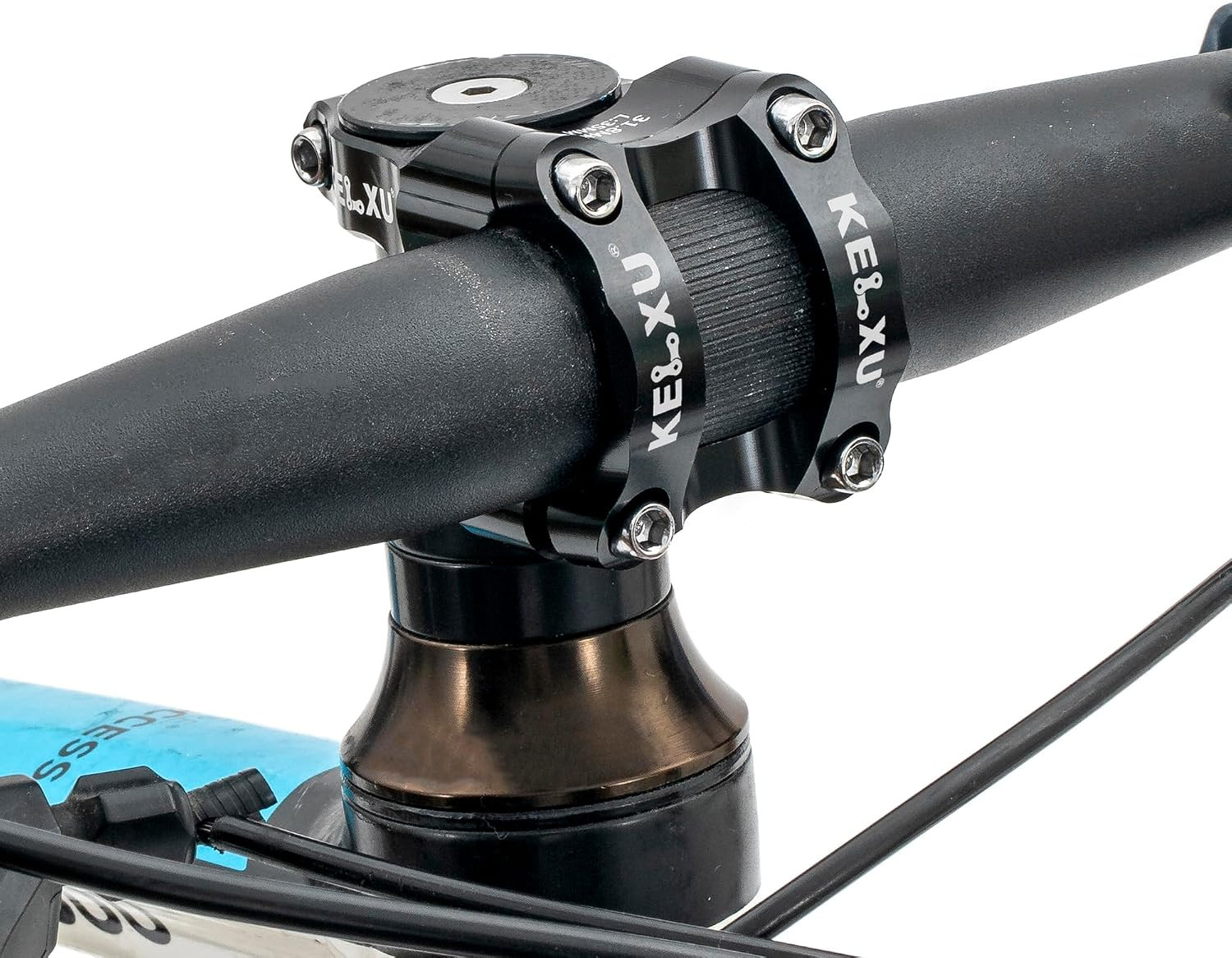 Bike Stem 31.8Mm Black, 35Mm Handlebar Stem | Lightweight CNC Aluminum Alloy, Du