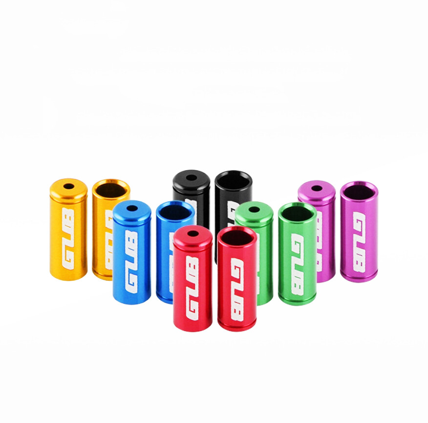 Swishti Bike Derailleur Shifter Housing Cable End Caps 4MM 10PCS Black