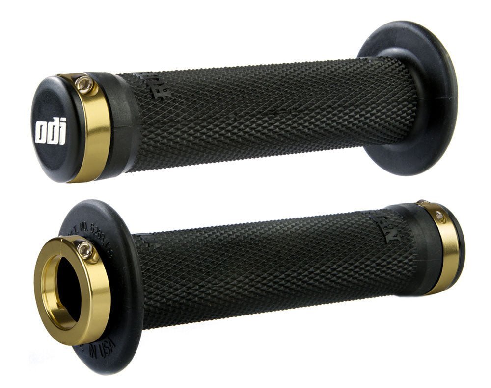 ODI RUFFIAN BMX LOCK ON BONUS GRIPS 143MM MULTICOLOR NEW