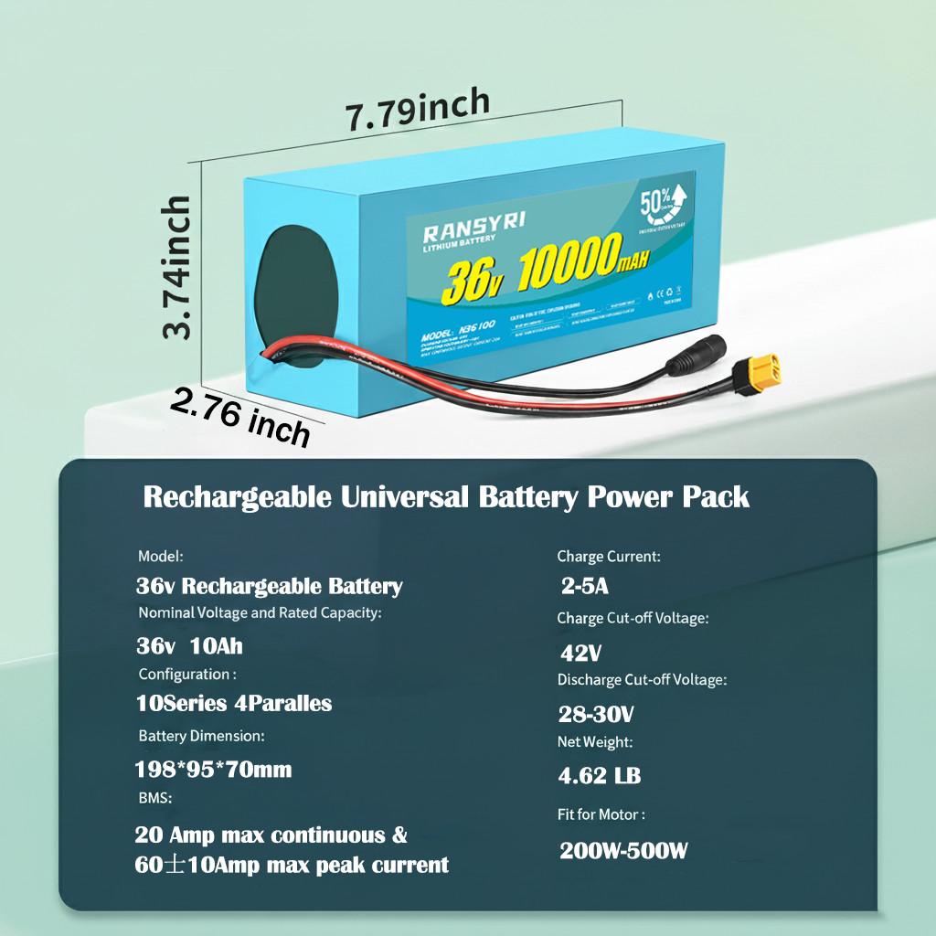 H HAILONG 36V 48V 10Ah 14Ah 20Ah Battery Electric lithium Battery Pack