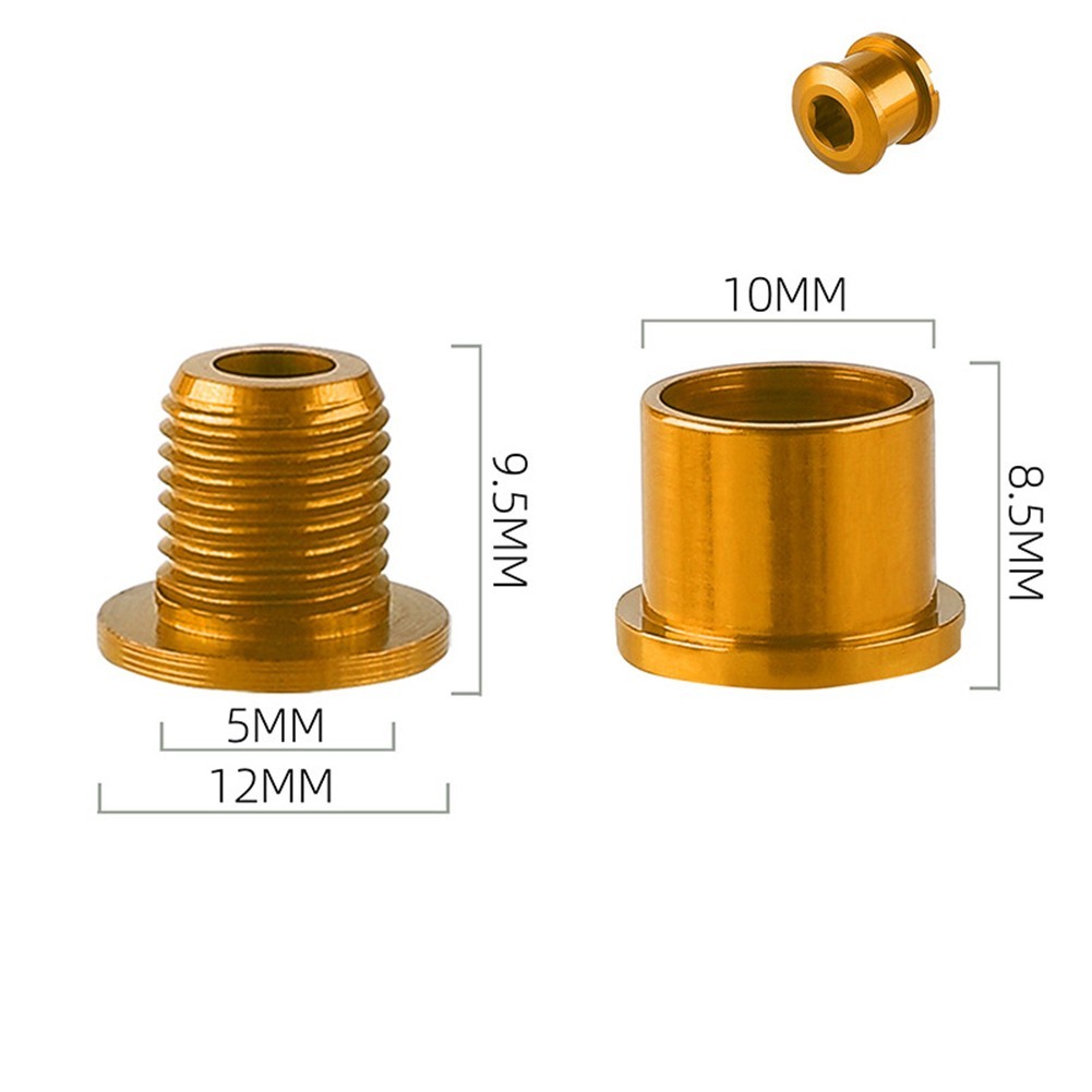 Enhanced Durability Single and Double Disc Crankset Nails for Secure Attachment