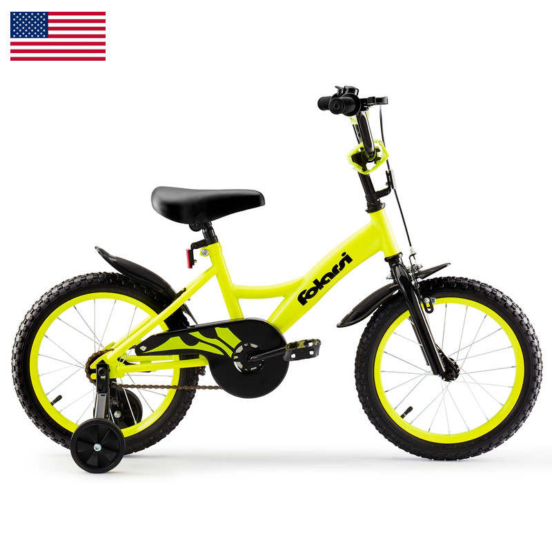 Folarsi Kids Bike 14 16 18 Inch Bicycle For 3-9 Years Boys Girls Bikechildrens