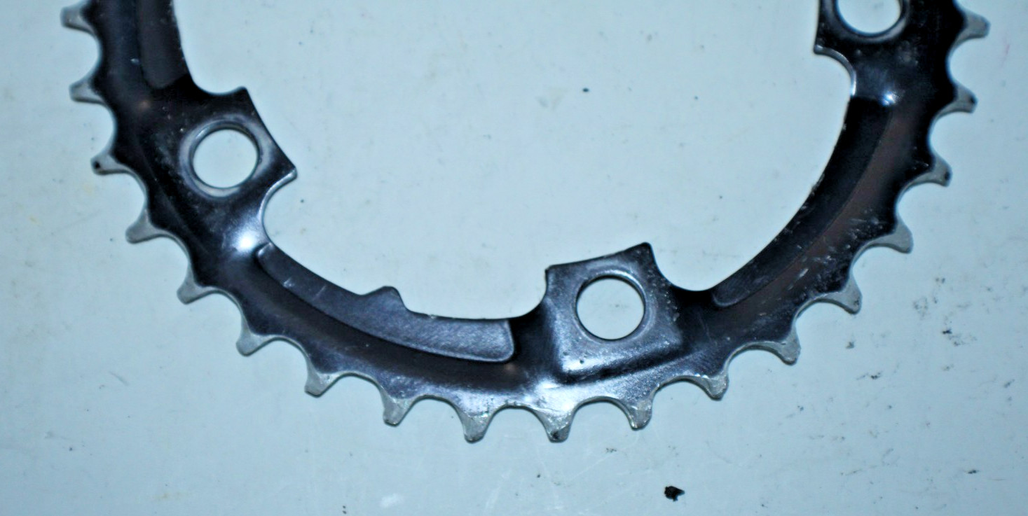 SR 353 Road Bike Chainring BCD104 36Tooth 36T Touring Black 5-Hole Aluminum MTB~