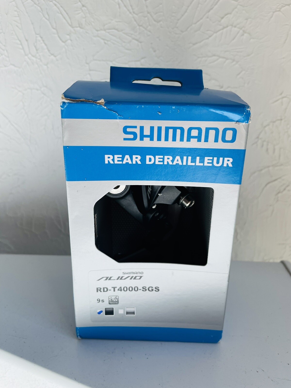 Shimano Alivio RD-T4000-SGS Rear Derailleur – 9 Speed, Long Cage, Black