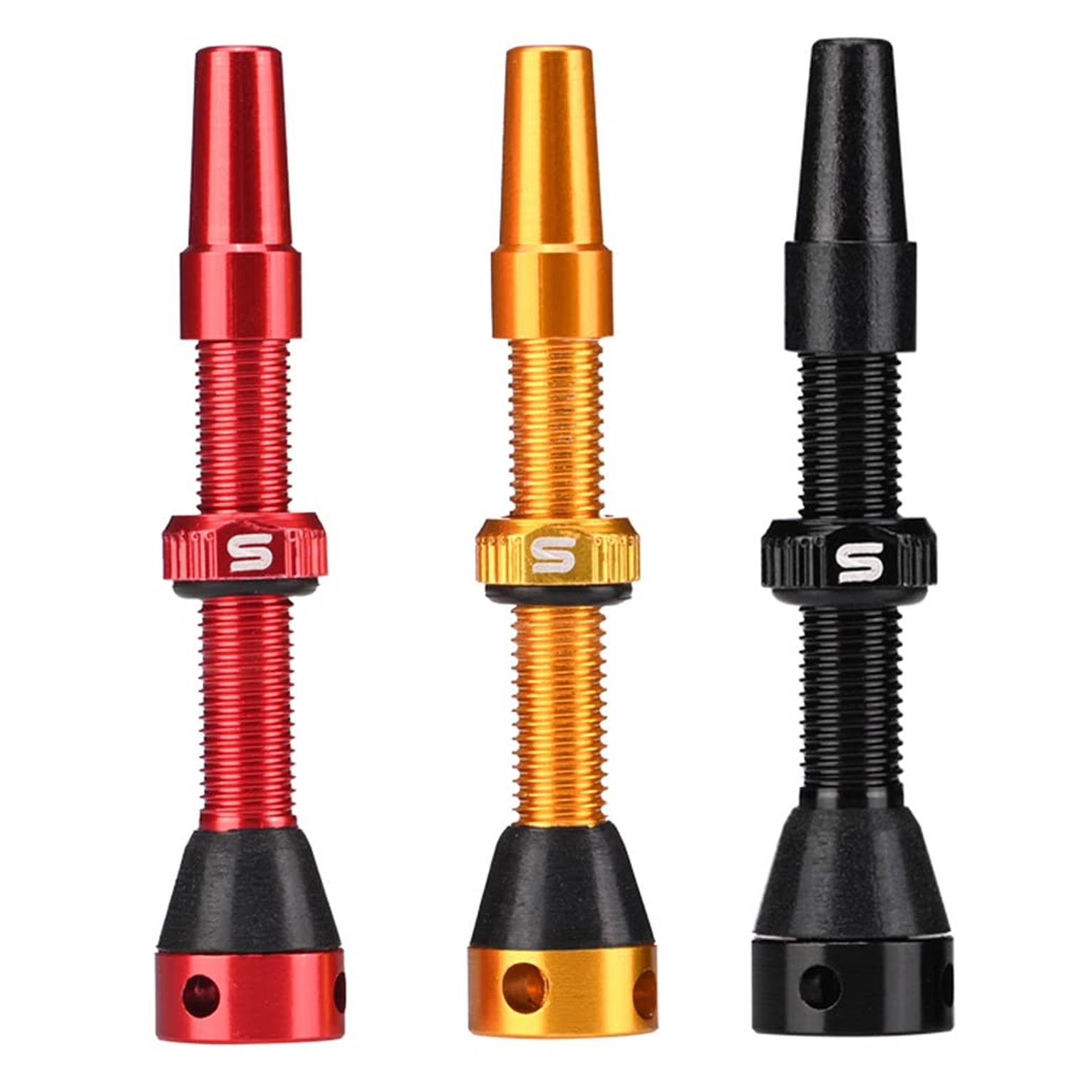 Tubeless Value Stems 40mm 44mm Premium No Leak Tubeless Presta Valve Stems Ki…