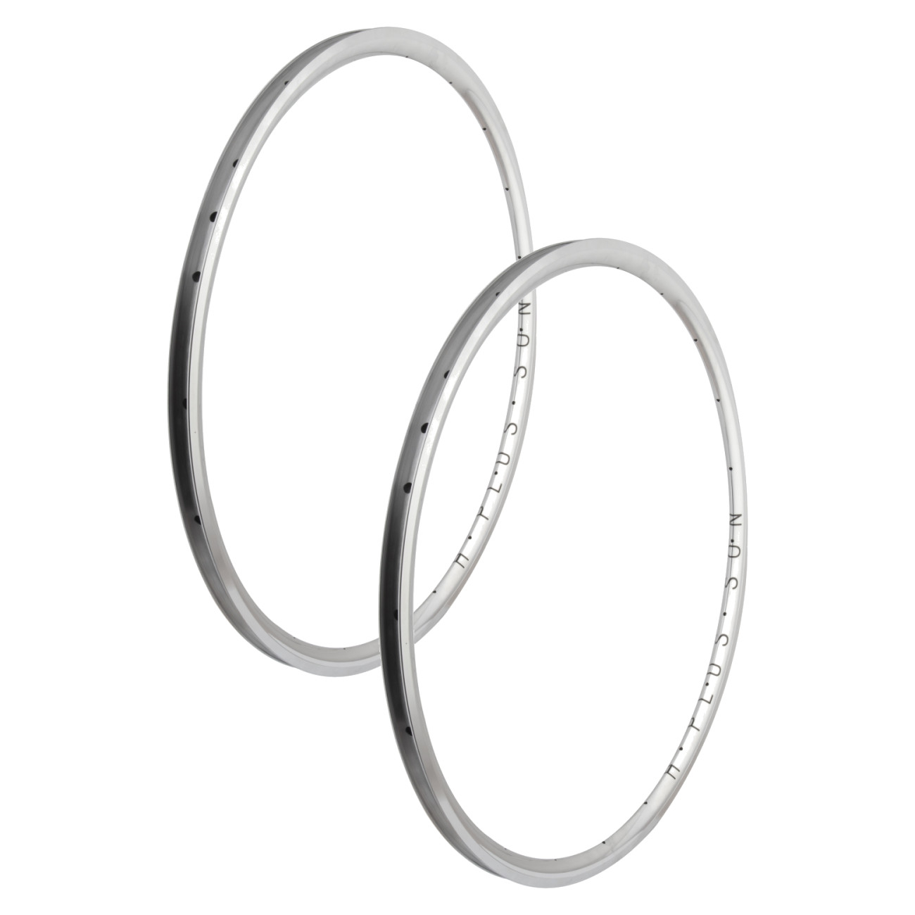 H Plus Son Archetype H+ 700C Silver Road Bicycle Rims Durable, Double-Walled,