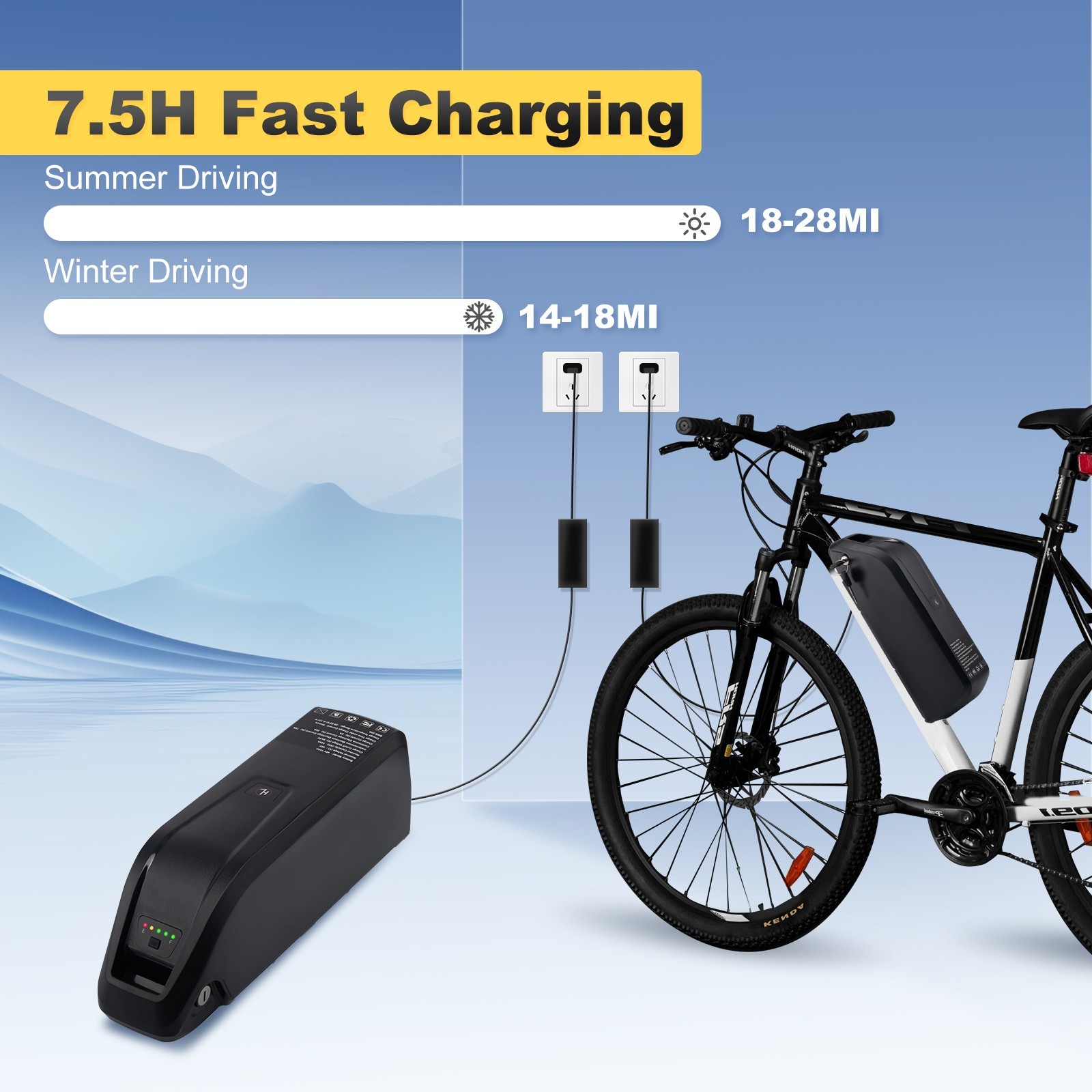 48V 15Ah Hailong Battery for 200W-1500W Ebike Electric Bike Lithium Battery BMS