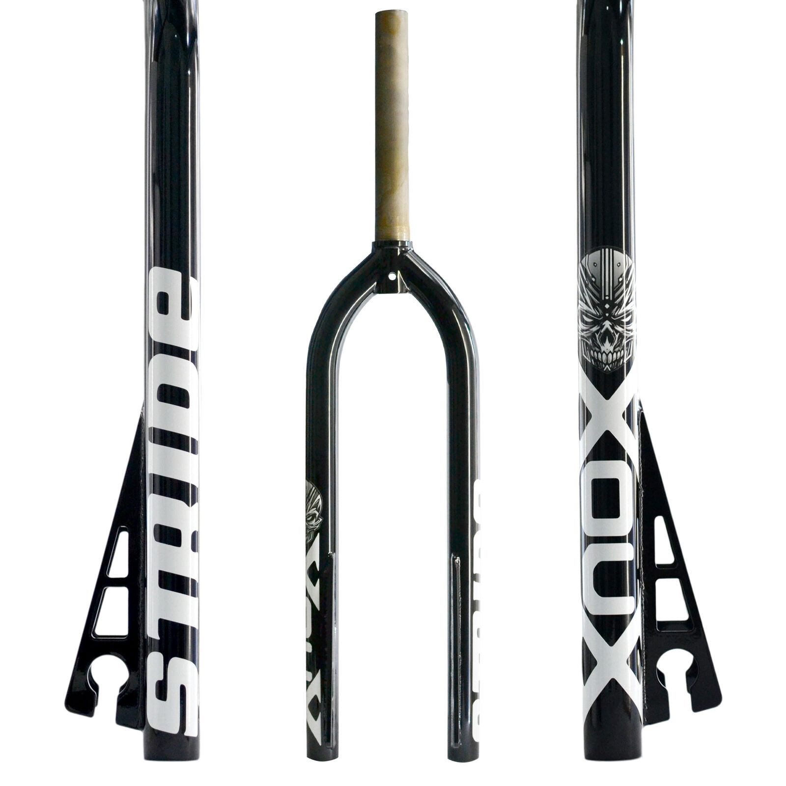 XOUX STRIDE 26 inch Threadless BMX Fork 1-1/8 inch , Black