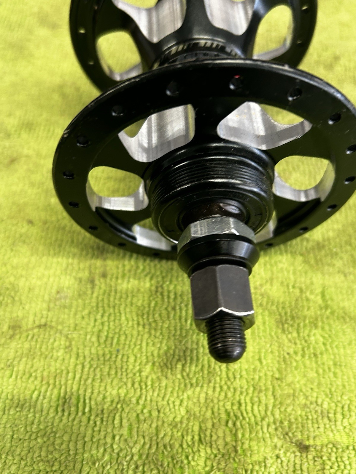 RARE OLD SCHOOL BMX GT RHYTHM SYSTEM 36 Hole FLIP FLOP LOOSE BALLS REAR HUB 3/8