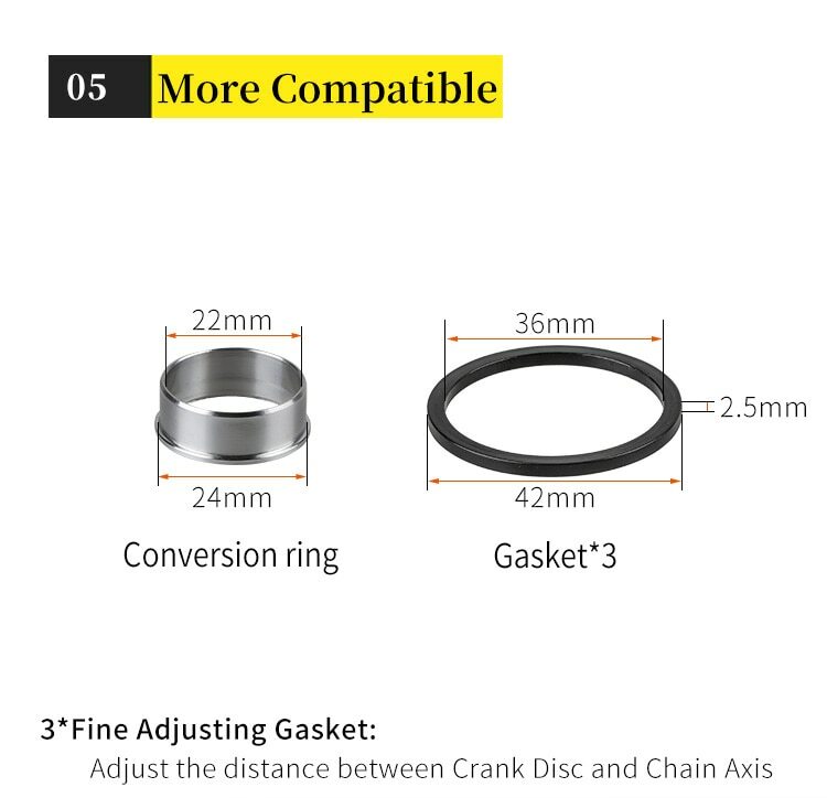 BLOOKE Ceramic Bottom Bracket MTB Bike Part For SRAM SHIMANO GXP Prowheel BB52
