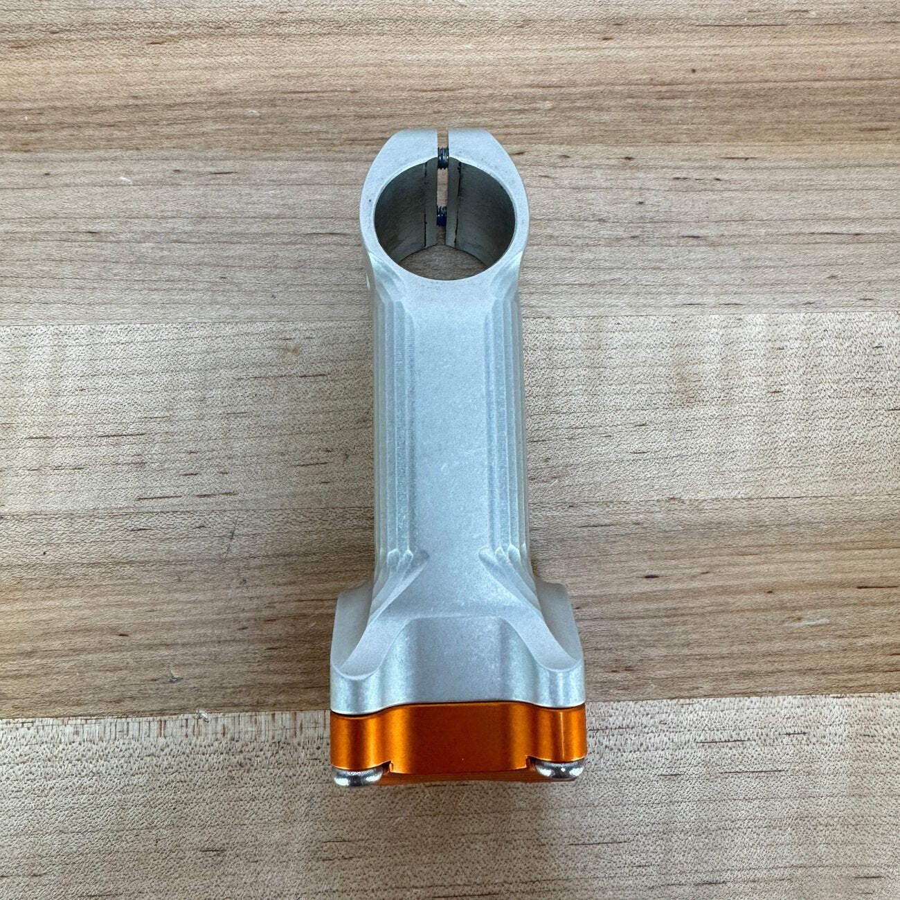 Paul Boxcar 90mm ±15º Silver/Orange 31.8mm x 1 1/8″ Alloy Bike Stem 169g