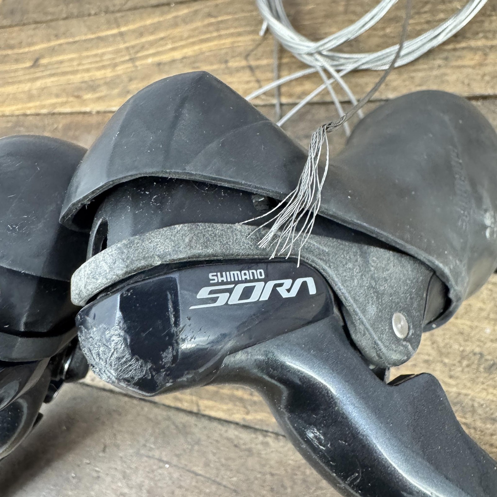 Shimano Sora ST-R3000 9s 9 Speed STI Brake Shifter Lever Set Road Black Pair