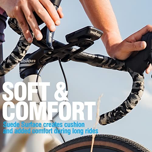 Road Bike Handlebar Tape – Road Cycling Bicycle Handle Urban Camo Gray/Black