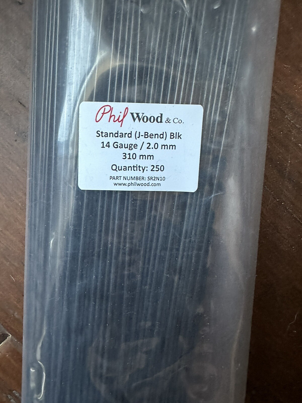 Phil Wood Spokes Black 14g