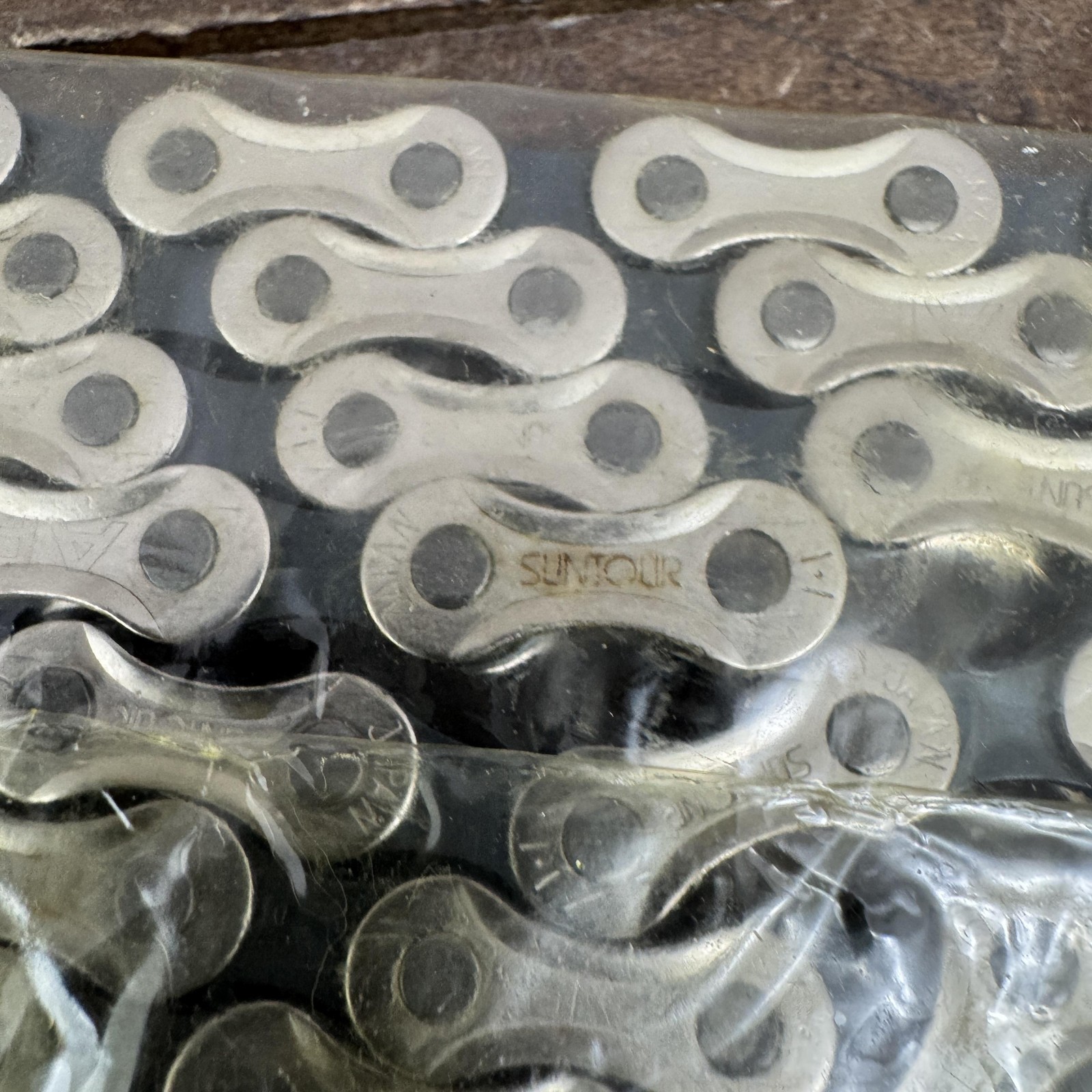 Vintage SunTour AP Bicycle Chain CH-AP10 116 Links Silver Japan NOS Road MTB