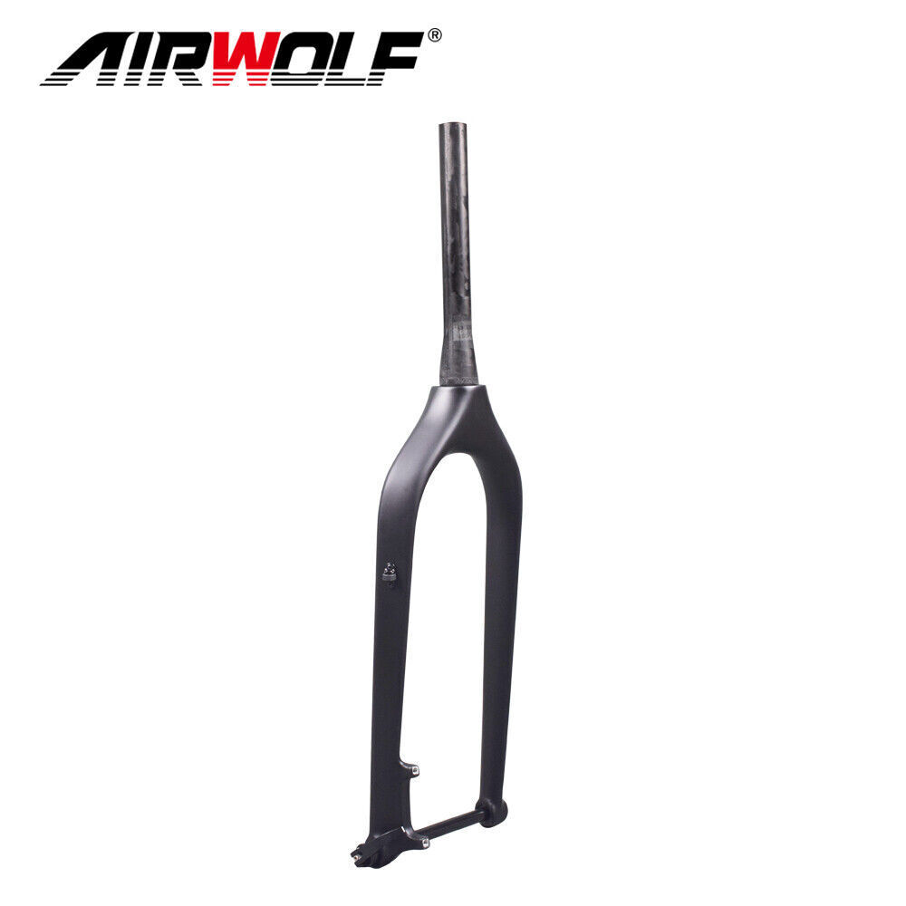 26er Carbon Fat Bike Fork Snow Beach MTB Bicycle Tapered Forks Fit 5.0″ Tire