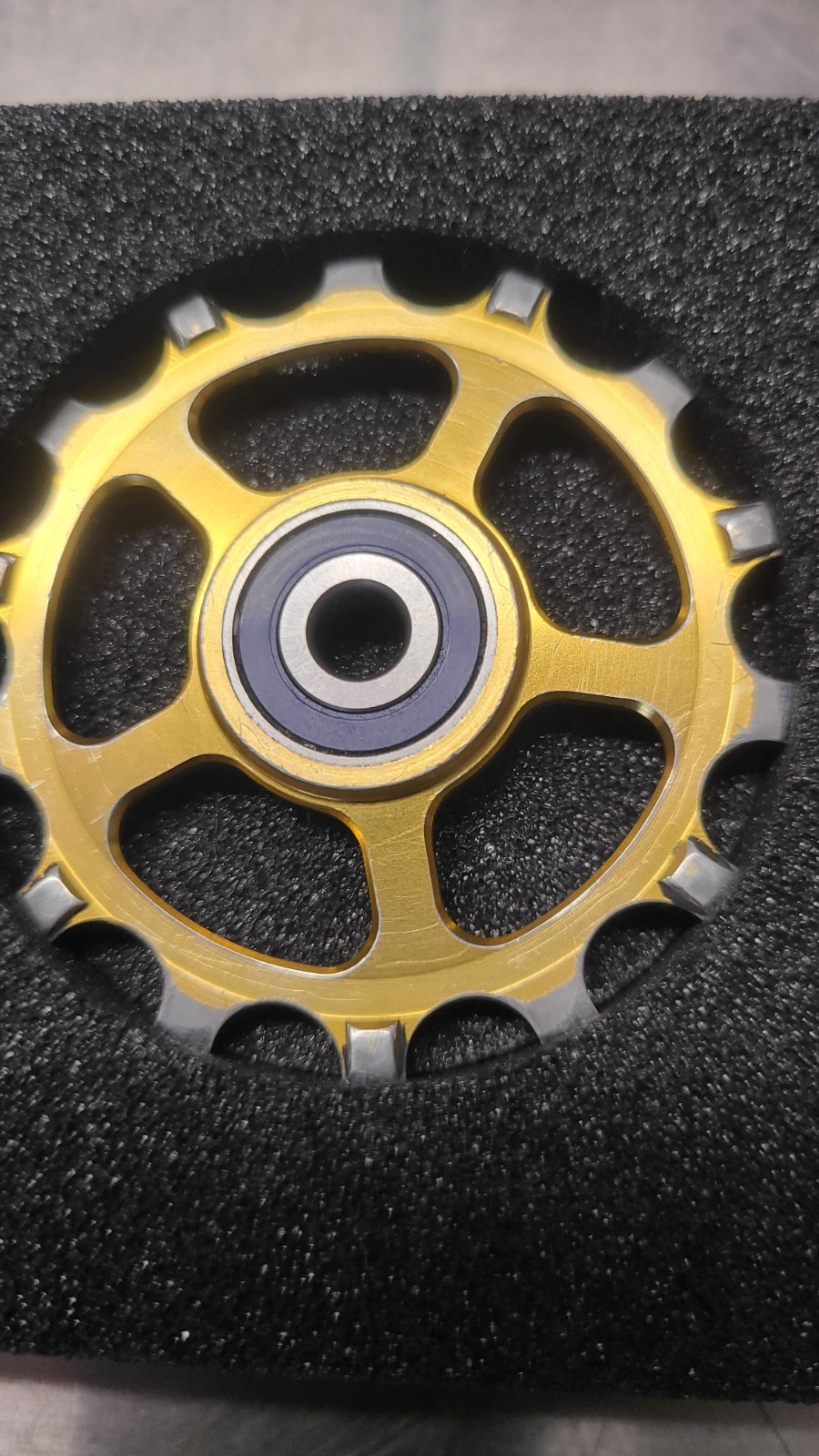 CERAMICSPEED Derailleur MTB Pulley Jockey Wheels SRAM AXS Eagle 12-Speed Gold