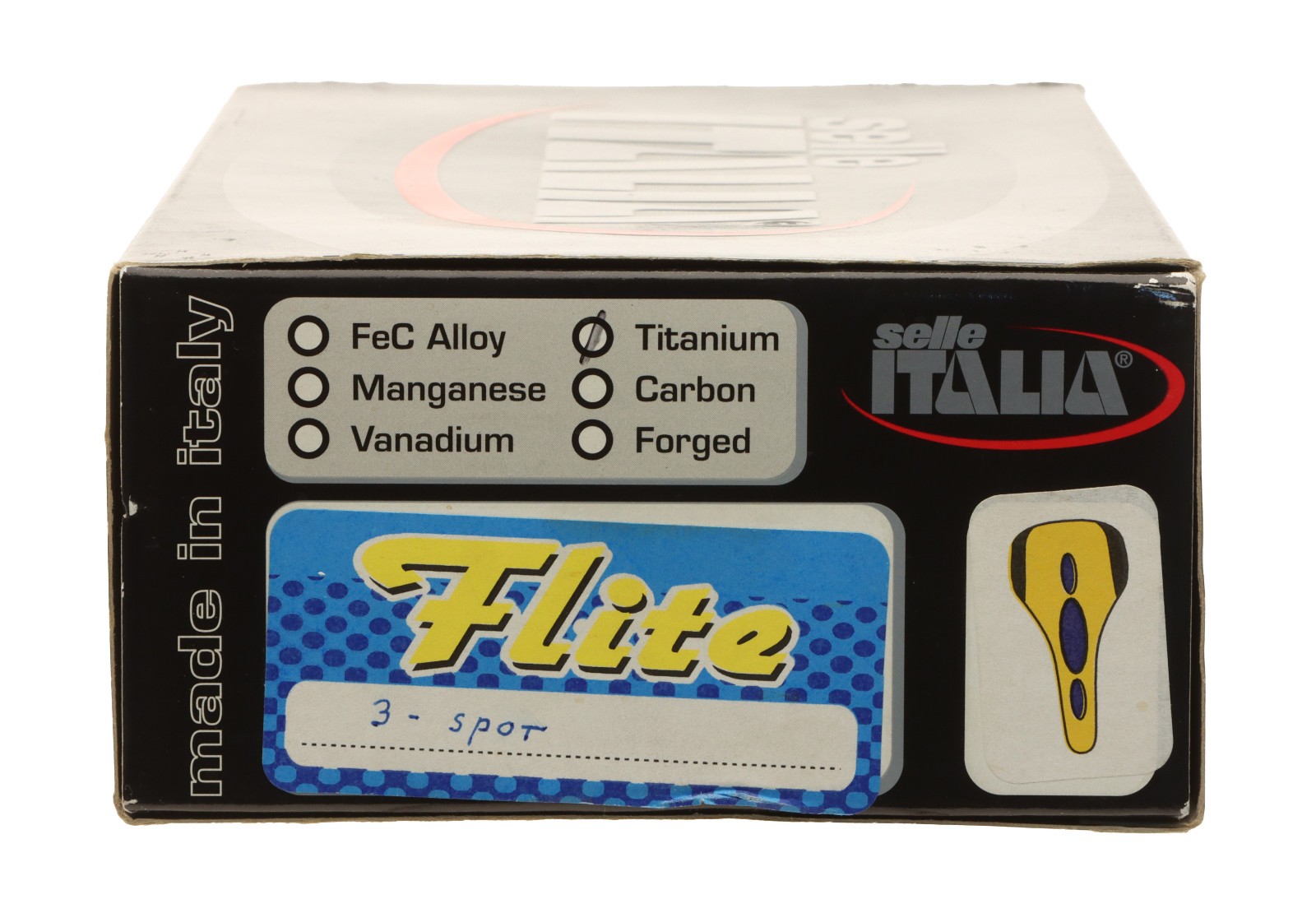 Selle Italia Flite Saddle Ti Rails Genuine Gel Yellow Leather NEW NOS *Shelfwear