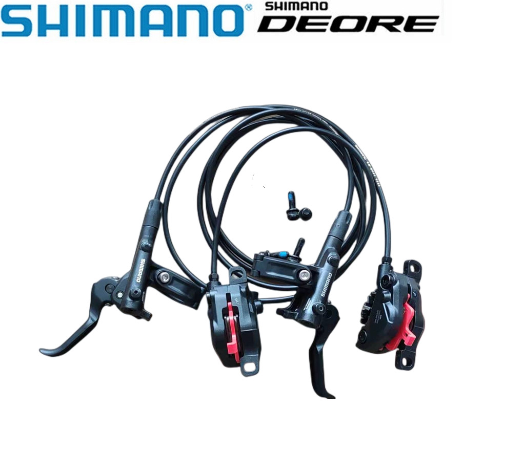 SHIMANO Deore M6100 MTB Hydraulic Disc Brake Set SHIMANO LOGO-Matt Black Sale!