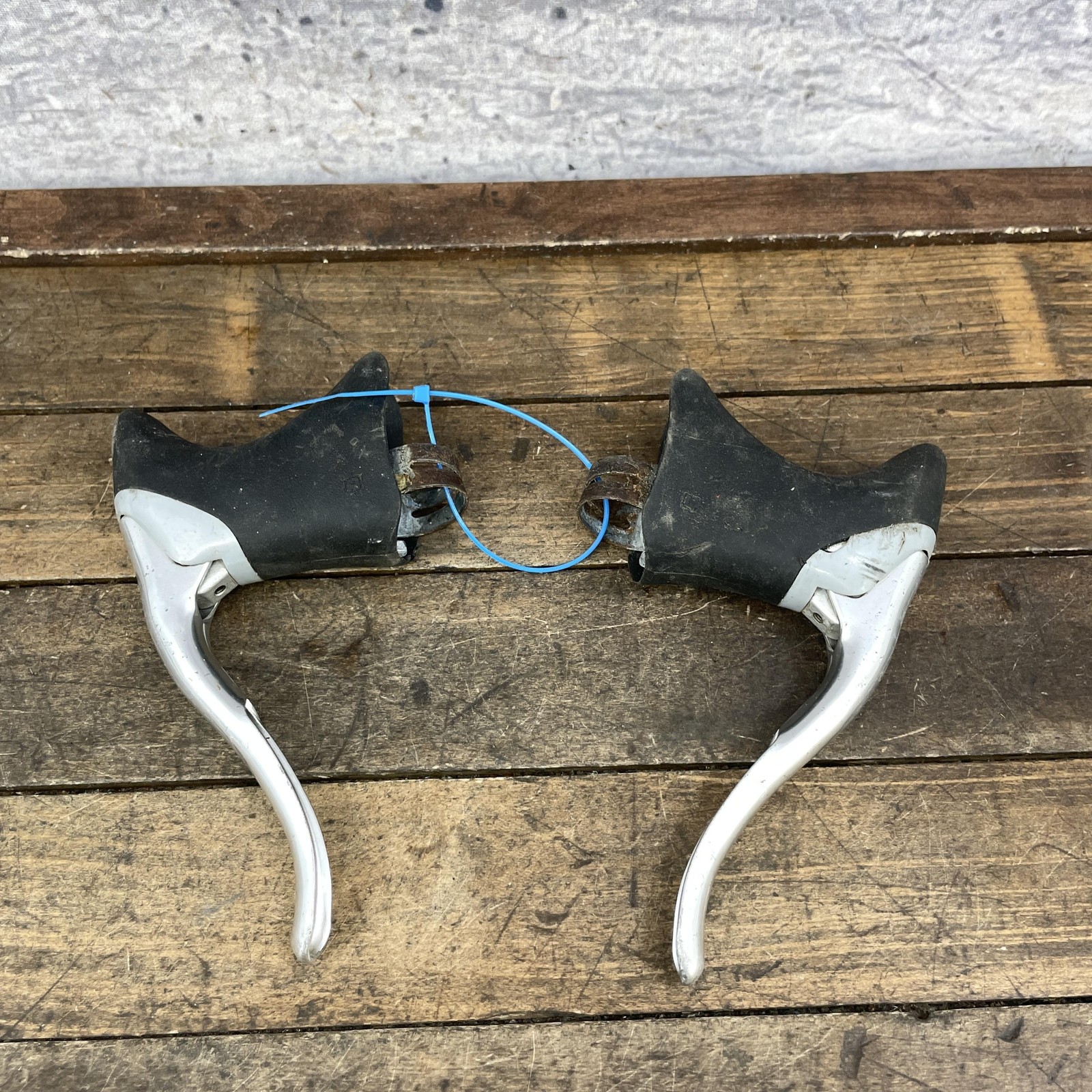 Vintage Shimano RX100 BL-A550 Brake Levers Pair Silver Super SLR 23.8mm Road