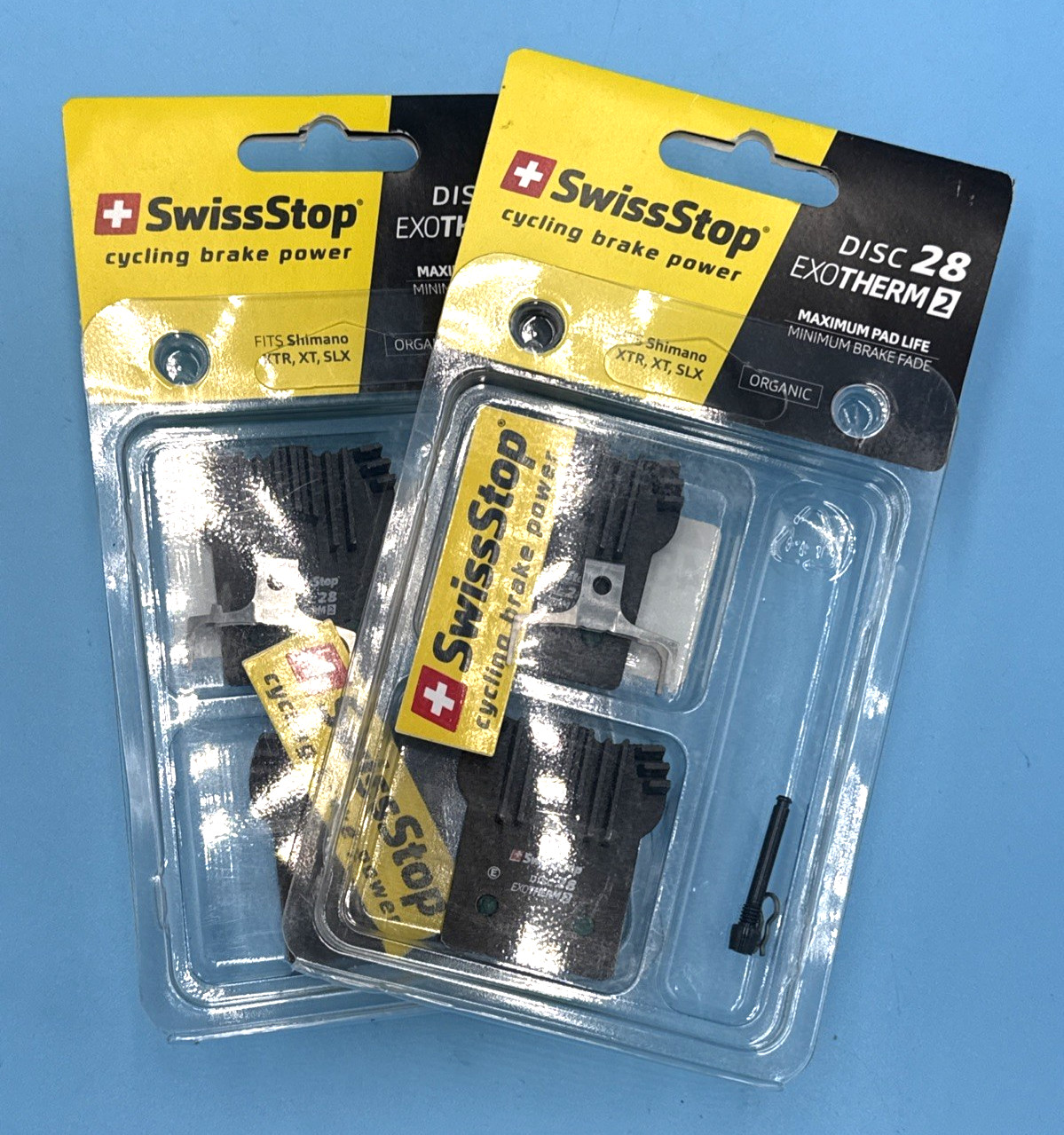 4 SwissStop EXOTherm 2 Disc Brake Pads Shimano G-Type/F-Type/J-Type ORGANIC