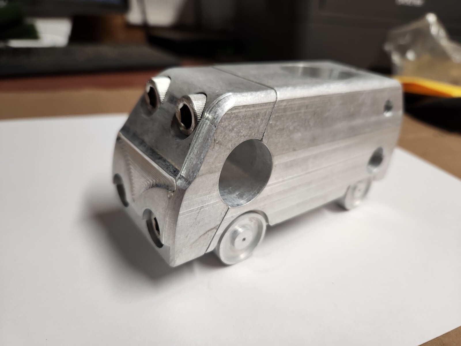 New AL’S RAPID TRANSIT VW Hippy Bus Style BMX STEM 1- 1/8″ Van