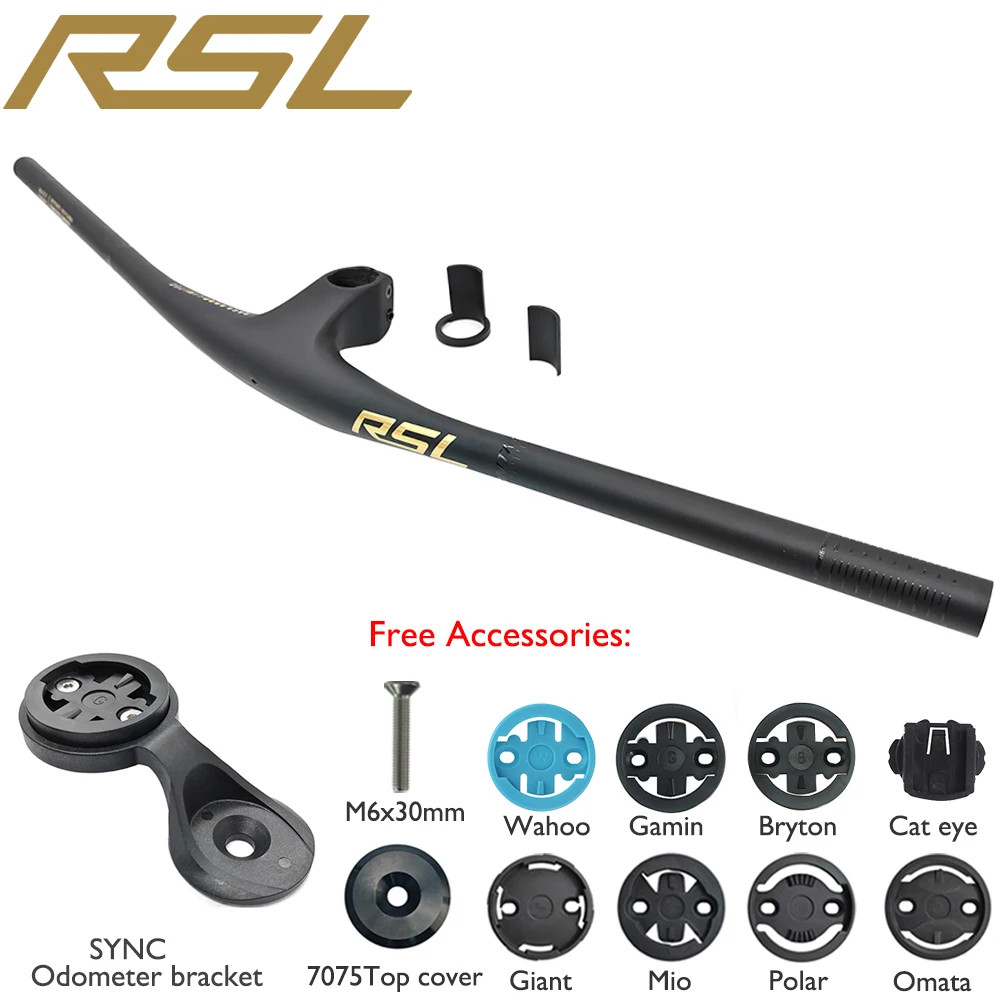 MTB Bicycle Integrated Carbon Handlebar for Cross-country/enduro Bike 28.6mm