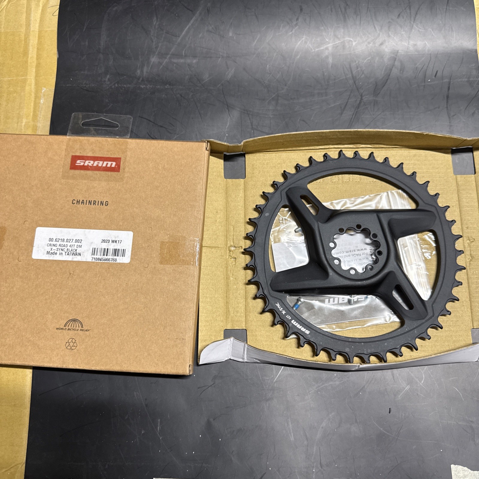 Sram Direct Mount 8 Bolt Road Chainring 12 Speed 42t (9479-59)
