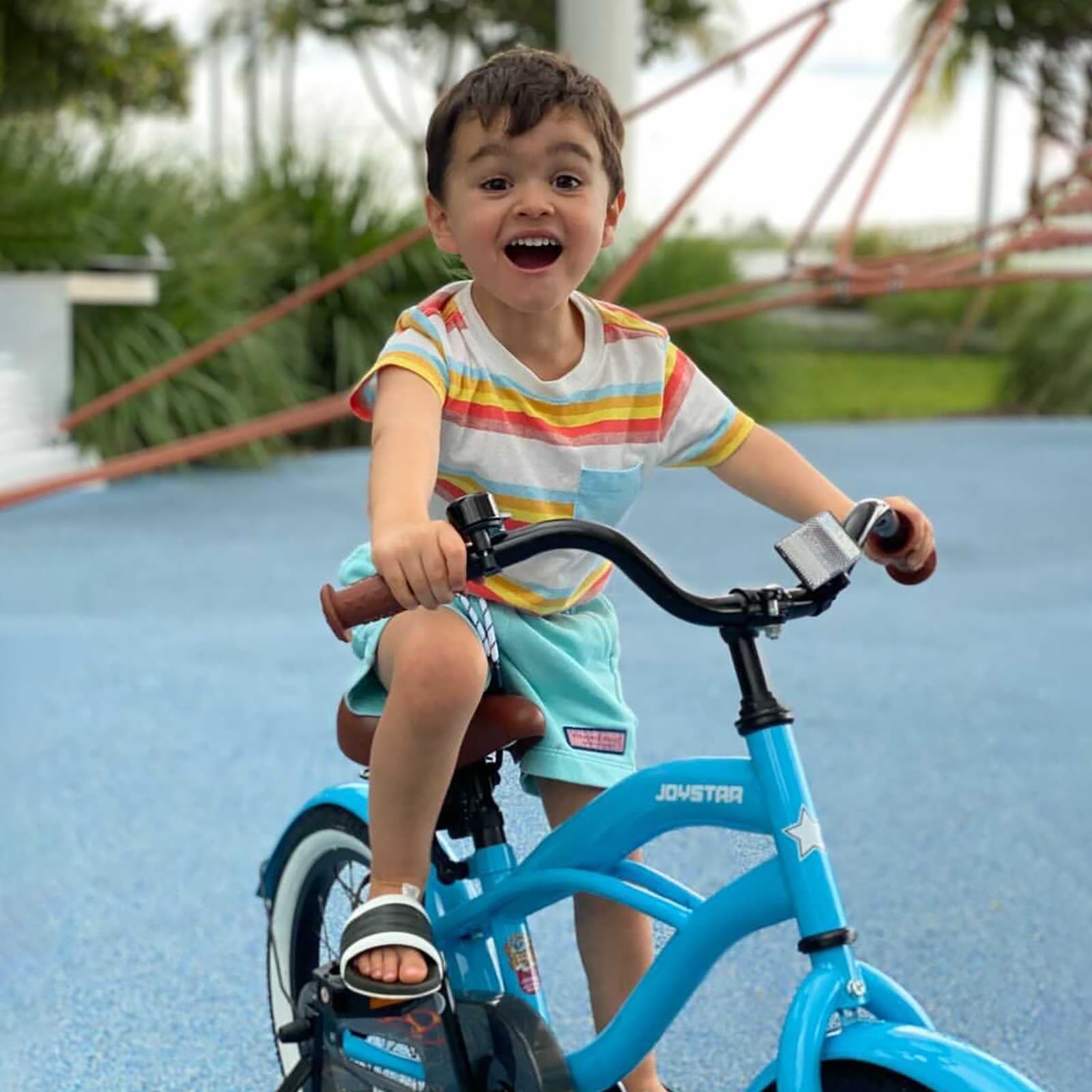 Joystar 14 Inch Kids Bike Training Wheels For Ages 3-5 Years Old Girls Boys
