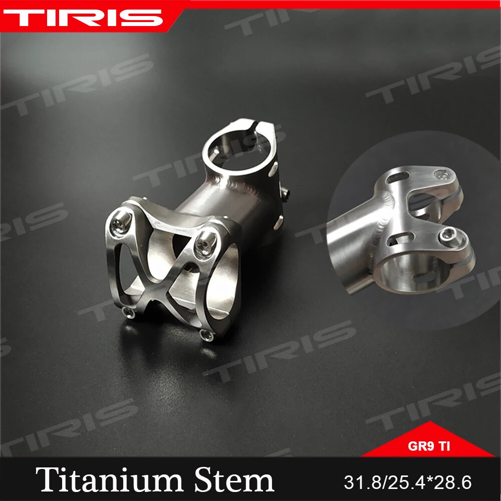 TIRIS Titanium Bicycle CNC Integrated Stem for Bike Ultralight AheadCustom Angle