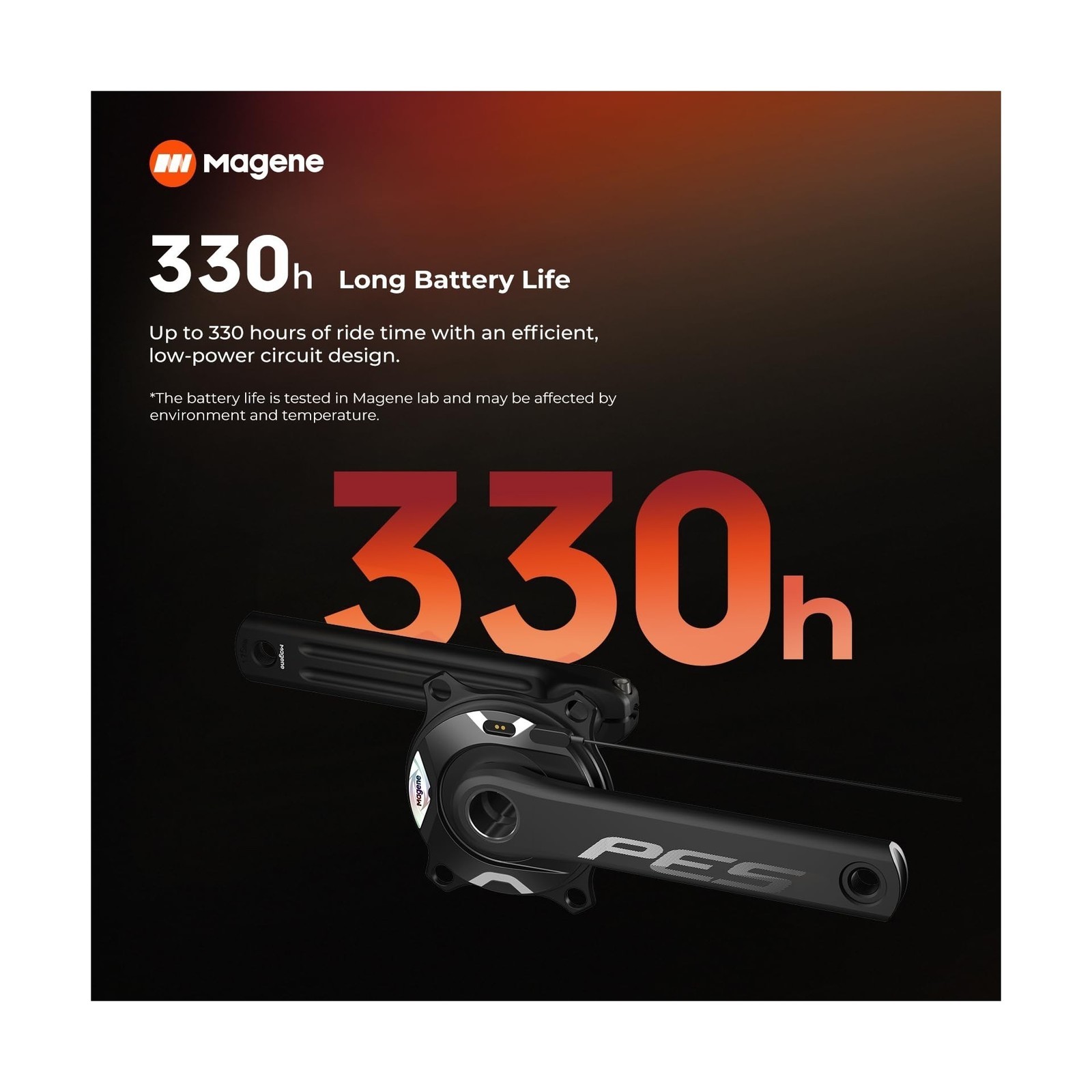 Magene PES P505/P515 Power Meter Crankset – ±1% Accuracy, 625g Lightweight,
