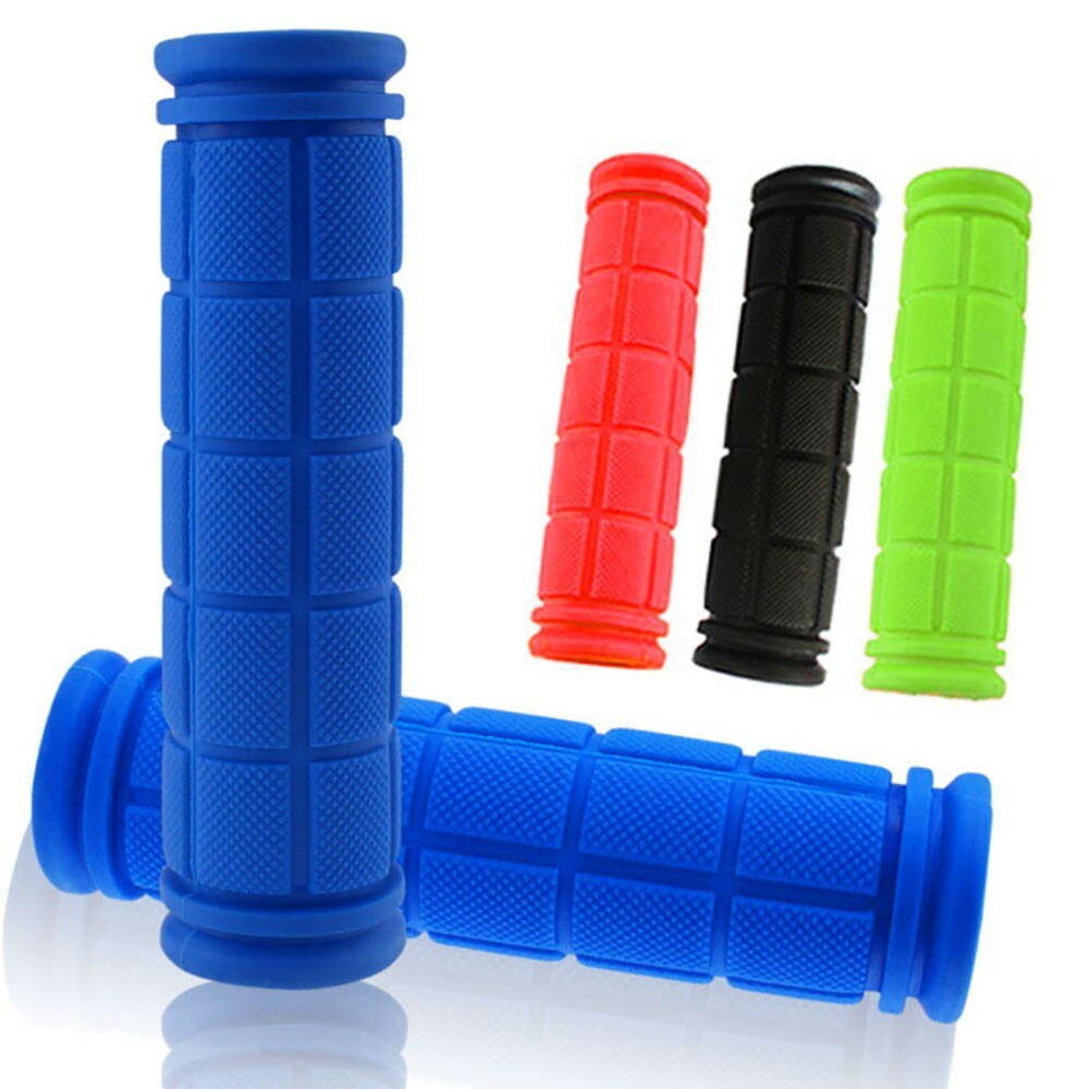 1 pair Bike Grips Handlebar Cover Mountain Foldable Non-Slip Rubber Scooters MTB