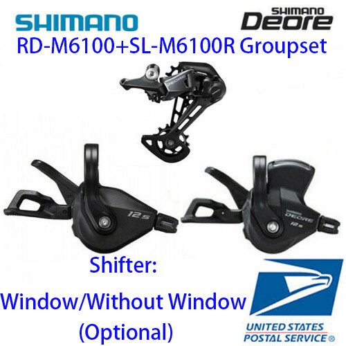 Shimano Deore M6100 12 Speed Rear Derailleur + Right 2PCS Shifter Groupset MTB