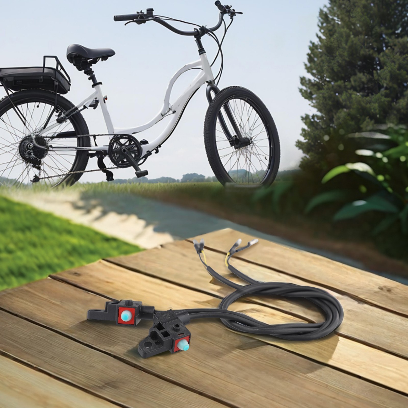 High grad Bike Motorcycle Brake Cable Kit for Front and Rear Disc Brake