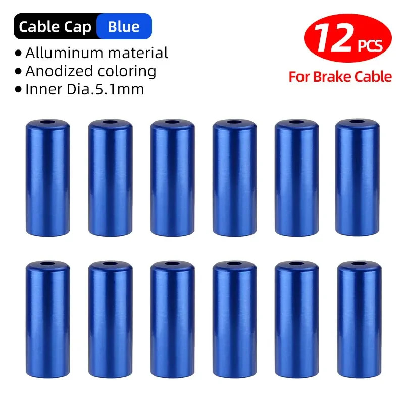 5mm Bike Brake Cable End Caps Alloy Ferrules MTB Road Shifter Crimps